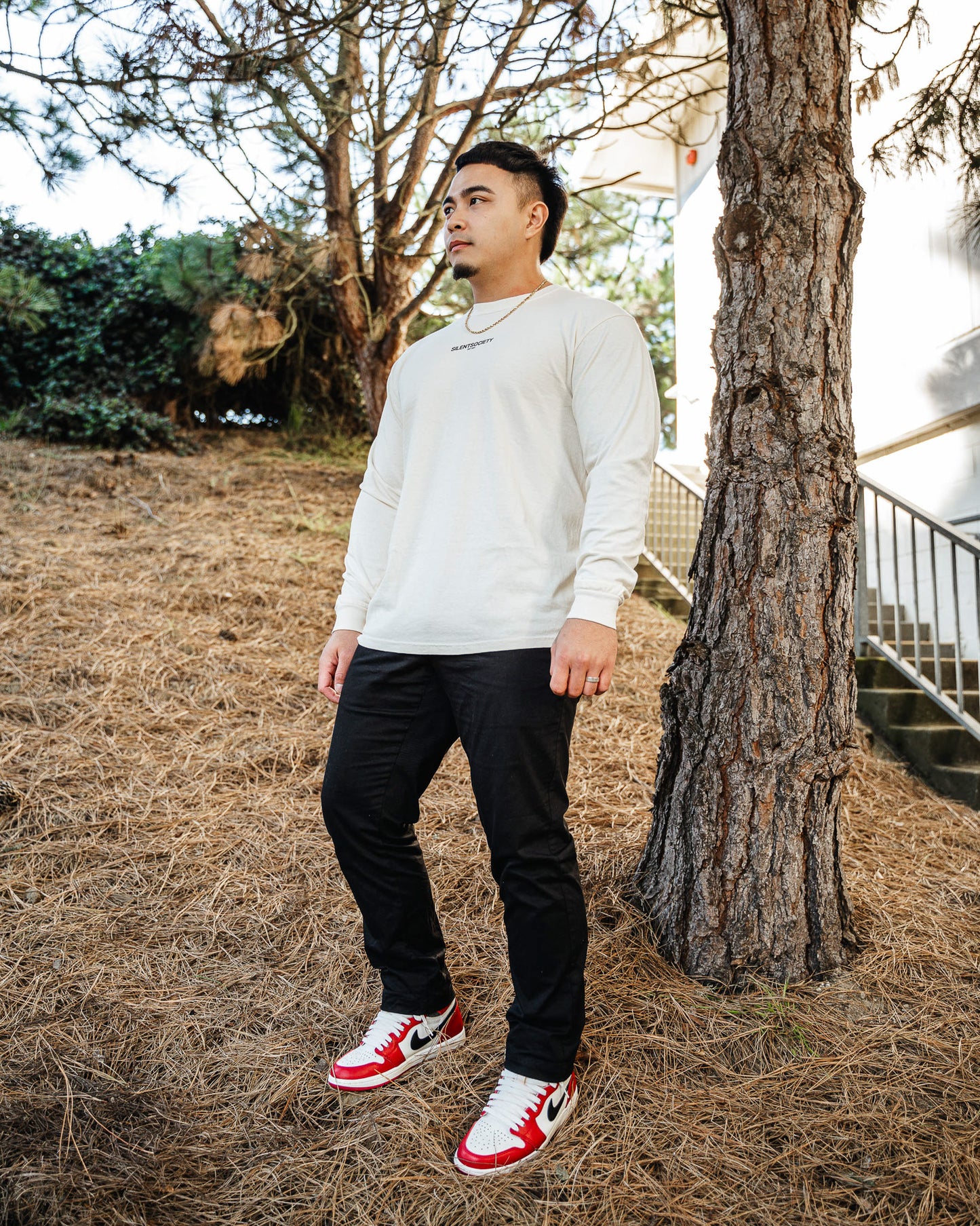 "THE MOTTO" HEAVYWEIGHT LONG SLEEVE TEE