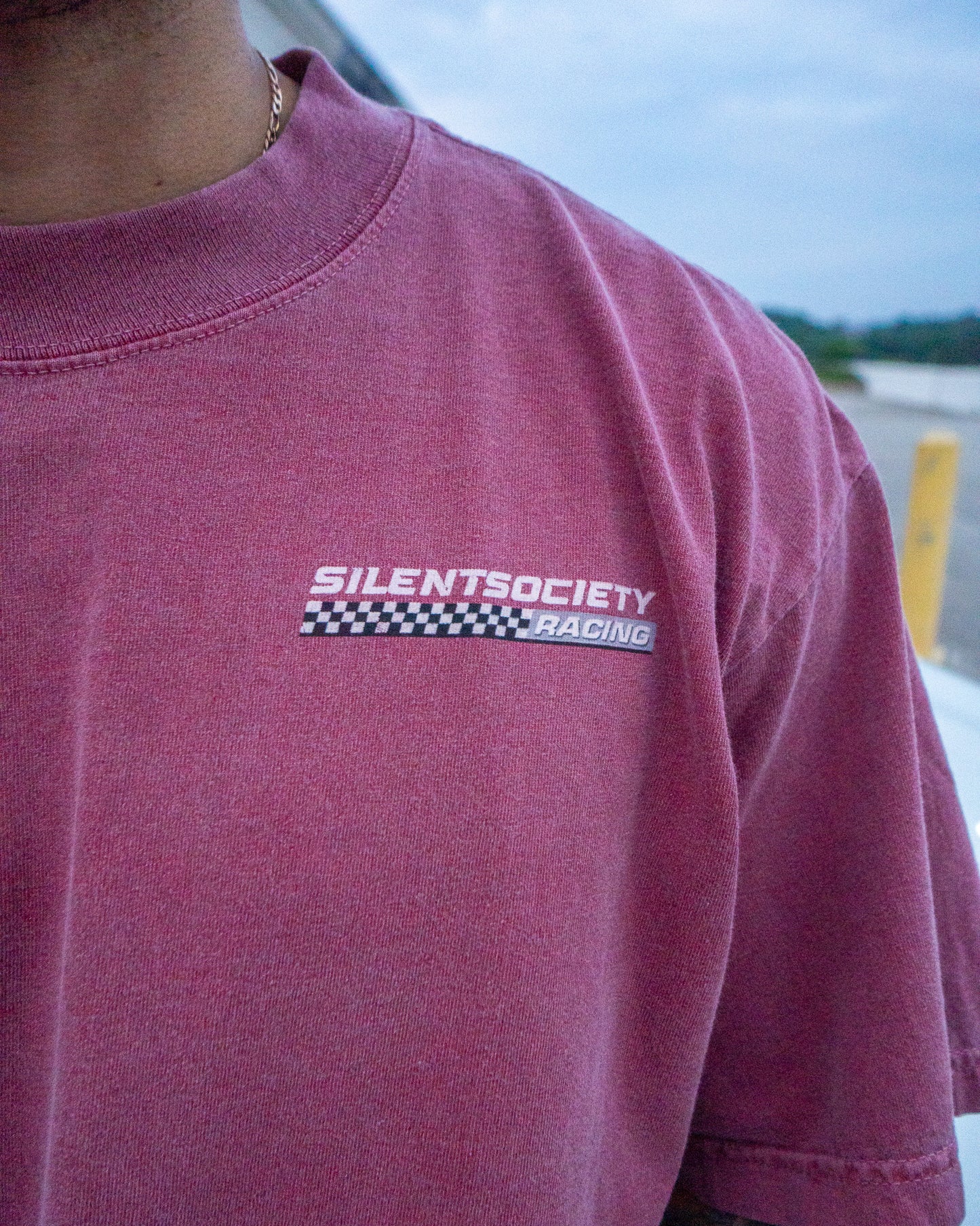 PREMIUM HEAVYWEIGHT "SILENT SOCIETY RACING" TEE